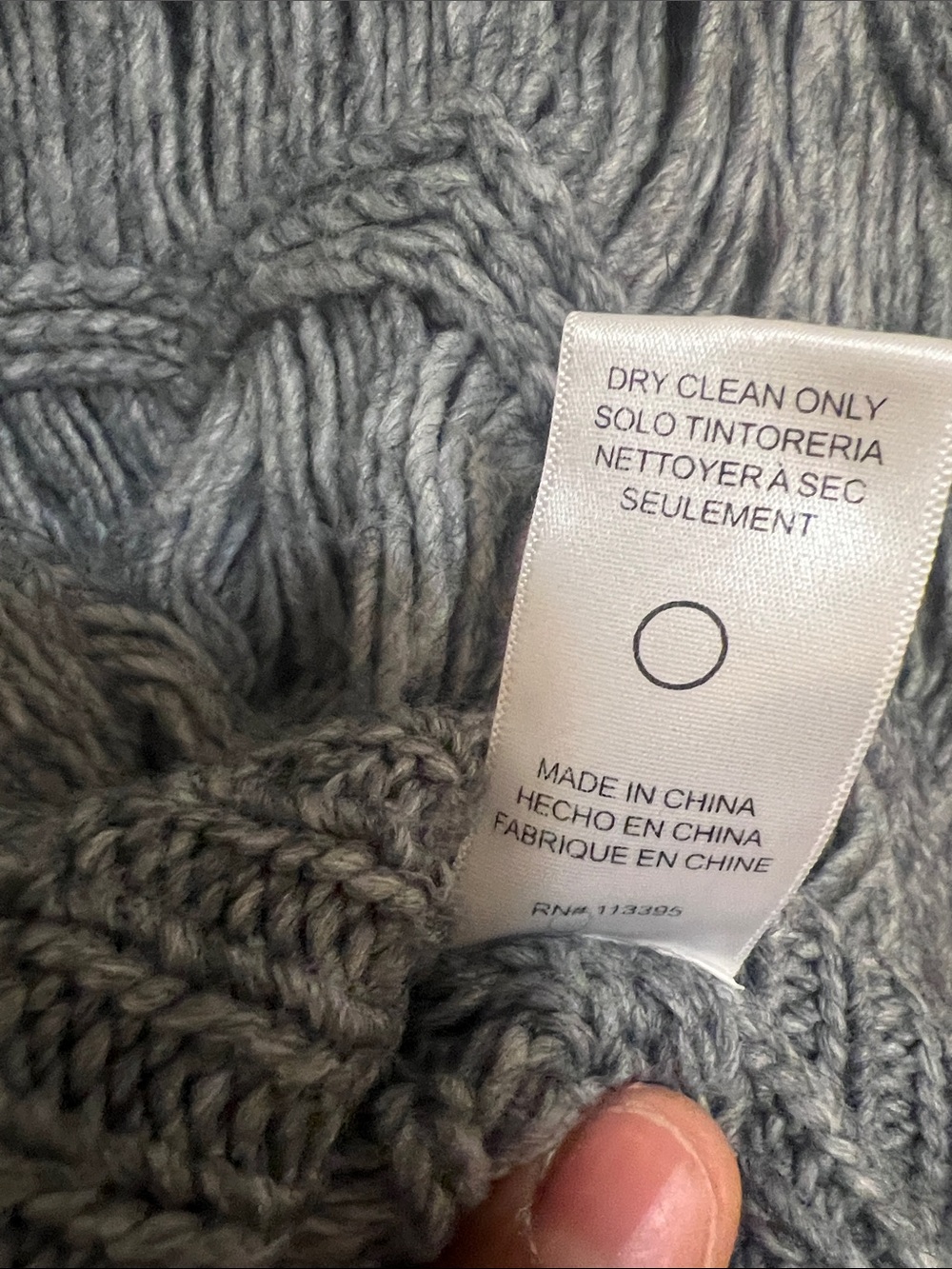 Gray Crochet top - Picture 6 of 8